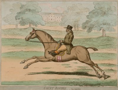 Count Roupee, montado por Paul Benfield en Hyde Park, Londres de English School