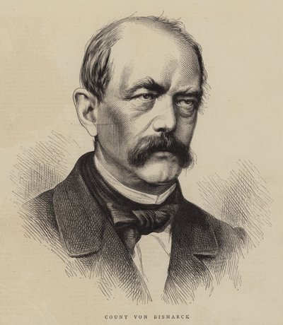 Conde von Bismarck (grabado) de English School