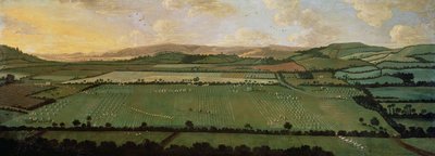 Campo alrededor de Dixton Manor, c.1725 de English School
