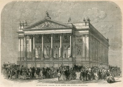 Teatro Covent Garden, Londres - se abrirá esta noche de English School