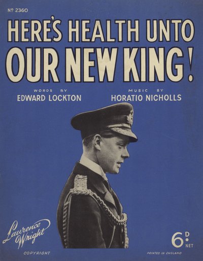 Portada de Salud a Nuestro Nuevo Rey de English School