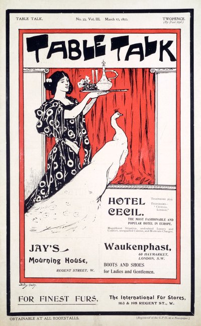 Portada de la revista Table Talk, 27 de marzo de 1897 de English School