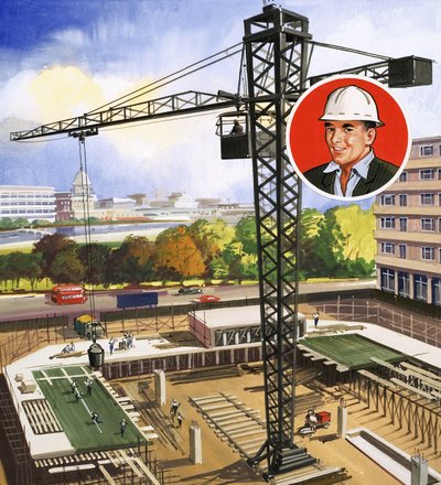 Operador de grúa de English School