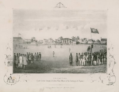 Críquet; Lord Cricket Ground, St Johns Wood; Partido de los Caballeros y Jugadores de English School