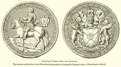 Gran Sello de Cromwell para Escocia de English School