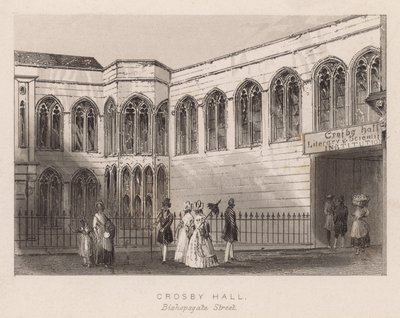 Crosby Hall, Bishopsgate Street, Londres de English School