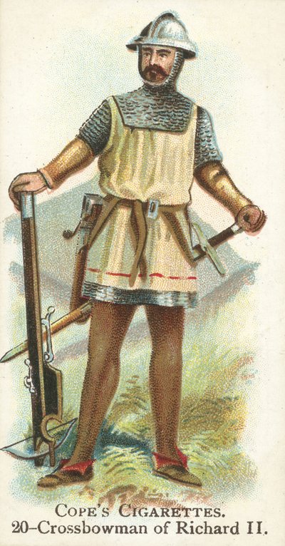 Ballestero, Rey Ricardo II (cromolitografía) de English School