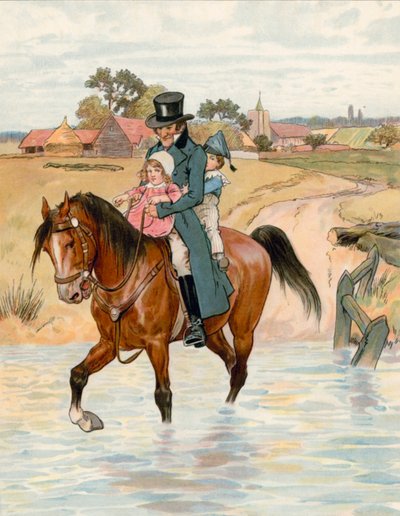 Cruzando el arroyo de English School