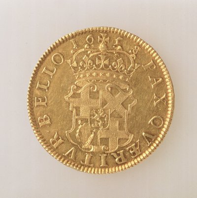 Corona de Oliver Cromwell (1599-1658), Casa de Moneda de Londres, 1658 (reverso) de English School