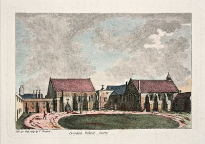 Palacio de Croydon, Surry, 1785 de English School