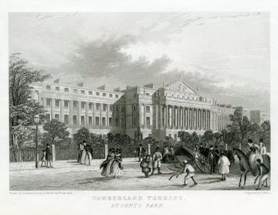 Cumberland Terrace, Regents Park, Londres de English School