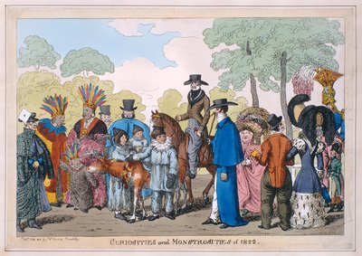 Curiosidades y monstruosidades de 1822, 1822 de English School