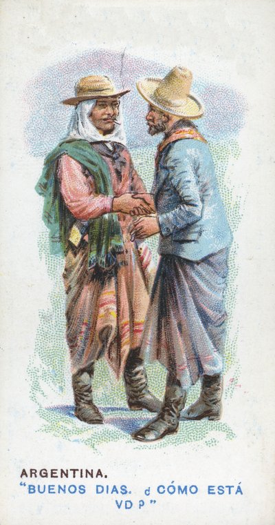 Saludo Habitual en Argentina, 1907 de English School