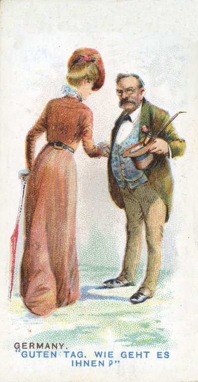 Saludo Habitual en Alemania, 1907 de English School