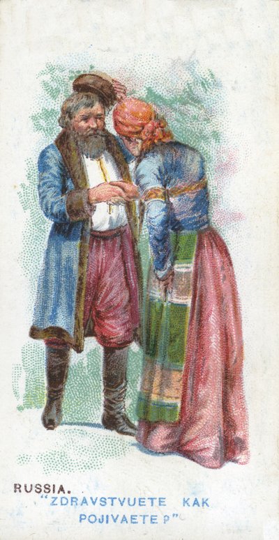 Saludo Habitual en Rusia, 1907 de English School