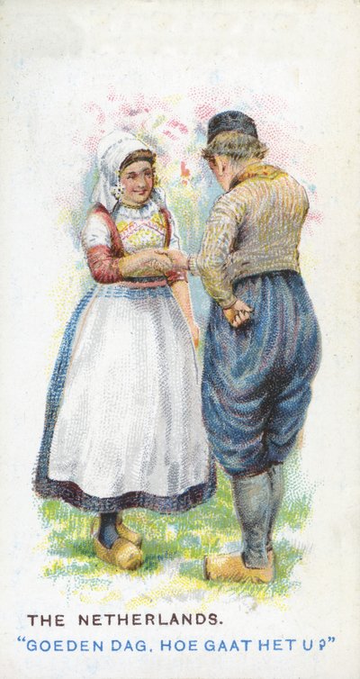 Saludo Habitual en los Países Bajos, 1907 de English School