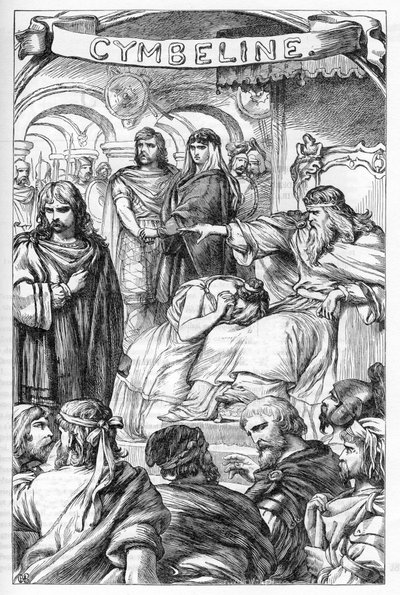 Cimbelino - (La tragedia de Cimbelino, Rey de Bretaña) - Ilustración en 