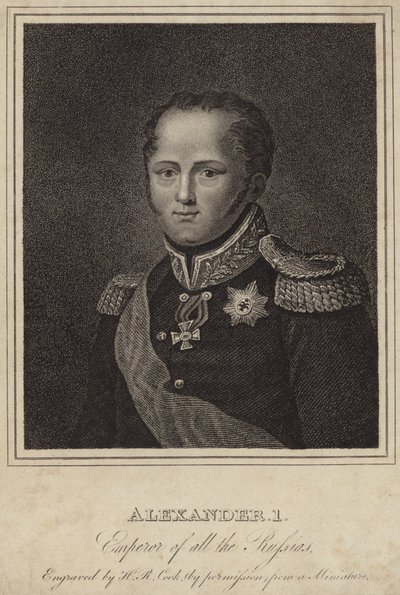 Zar Alejandro I de Rusia de English School
