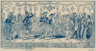 Baile en los Jardines de Vauxhall, Londres de English School