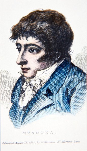 Daniel Mendoza, retrato publicado el 12 de agosto de English School