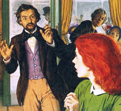 Dante Gabriel Rossetti y su modelo perfecta, Elizabeth Siddal de English School