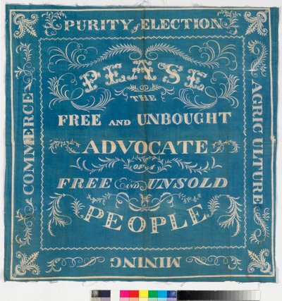 Bandera electoral de Darlington para Joseph Pease, 1832 de English School