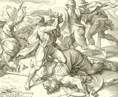 David mata a Goliat de Gat de English School