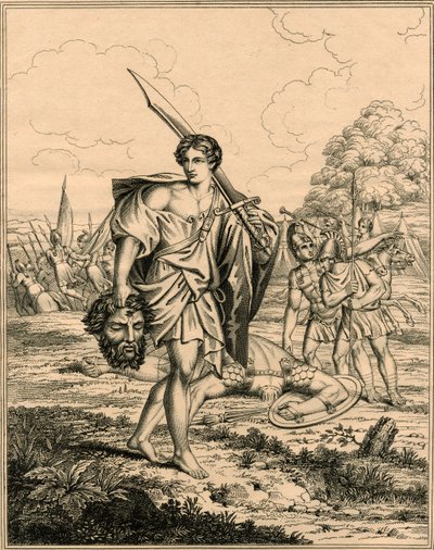 David con la cabeza de Goliat de English School