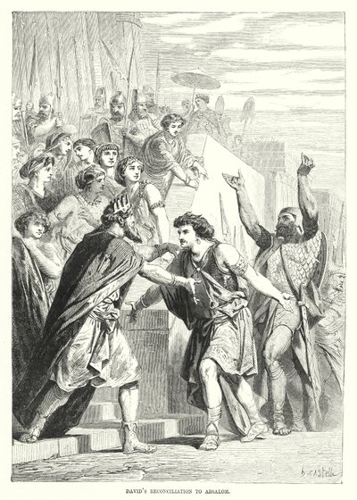 Reconciliación de David con Absalón de English School