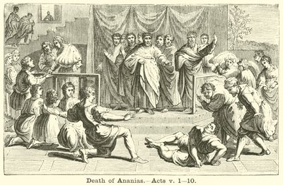 La muerte de Ananías de English School