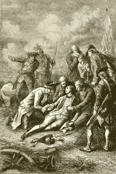 Muerte del General James Wolfe de English School