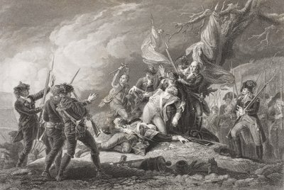 Muerte del General Montgomery en la Batalla de Quebec, 1775, de 