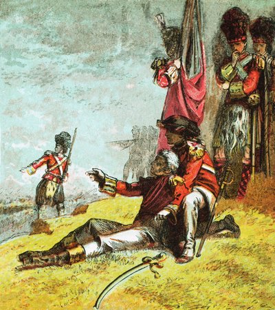 Muerte del General Wolfe de English School