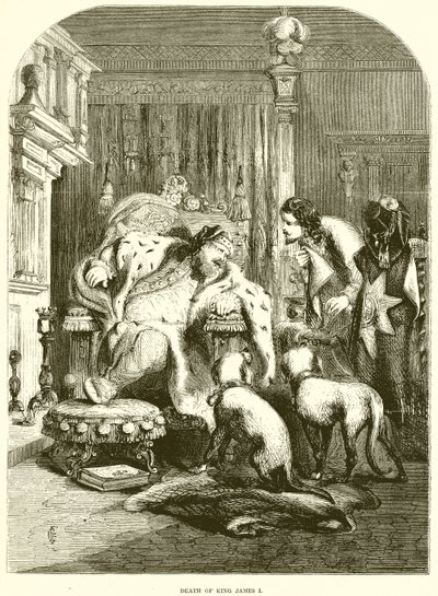 Muerte del rey Jacobo I de English School