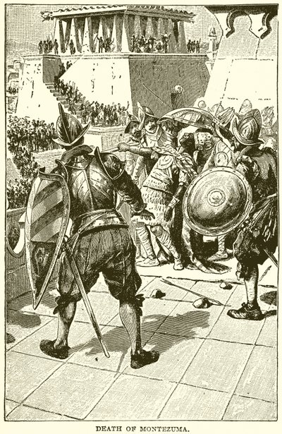 Muerte de Moctezuma de English School
