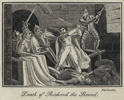 Muerte de Ricardo II (grabado) de English School