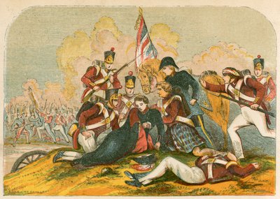 Muerte de Sir John Moore en La Coruña de English School