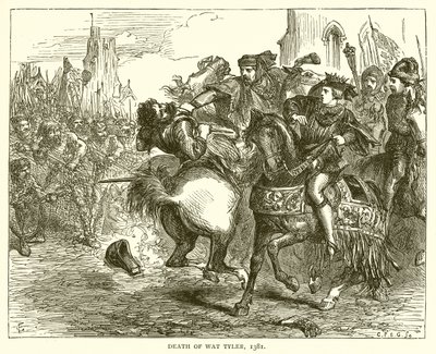 Muerte de Wat Tyler, 1381 de English School