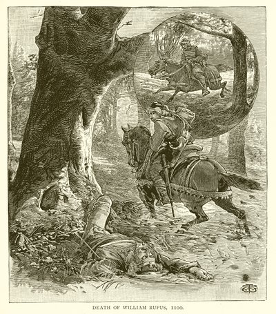 Muerte de Guillermo Rufus, 1100 de English School