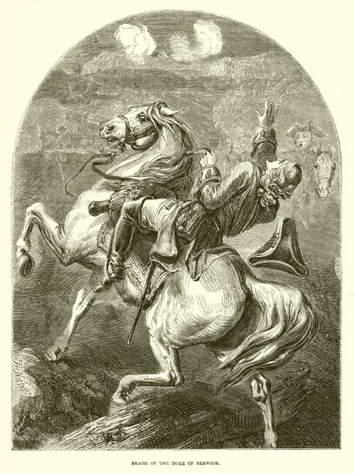 Muerte del duque de Berwick de English School