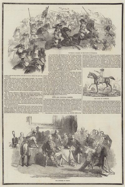 Muerte del Duque de Wellington (grabado) de English School