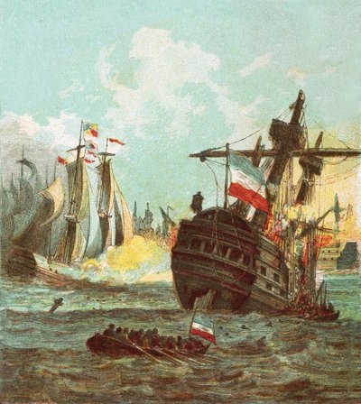 Derrota de la flota holandesa de English School