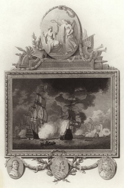 Derrota de la flota holandesa, 3 de junio de 1665 de English School