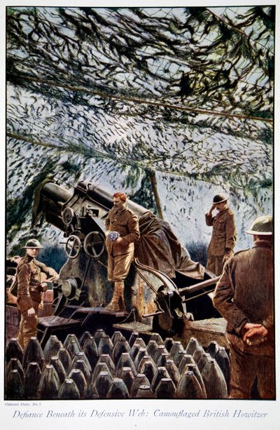 Desafío bajo su red defensiva, 1914-19 de English School