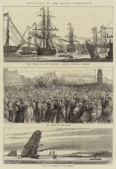 Partida de la expedición ártica de English School
