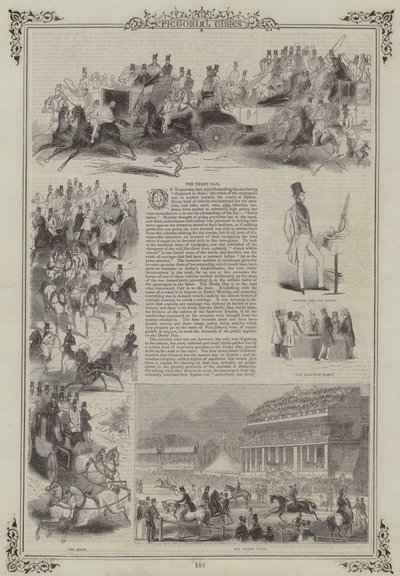 Día del Derby (grabado) de English School