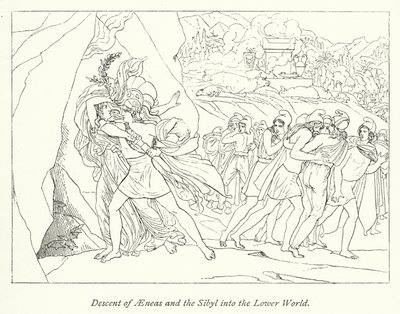 Descenso de Eneas y la Sibila al Mundo Inferior de English School