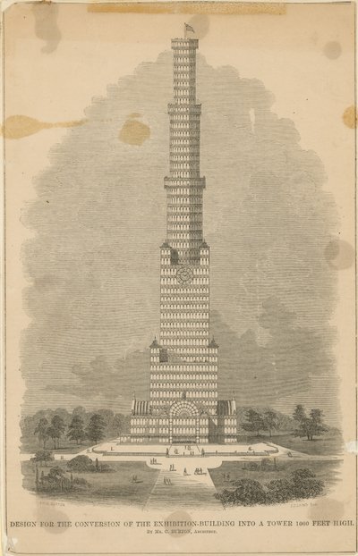 Diseño de Charles Burton para la conversión del Crystal Palace de English School