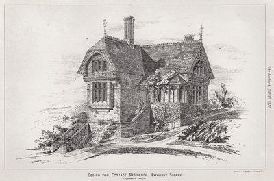 Diseño para Residencia de Campo, Ewhurst, Surrey de English School