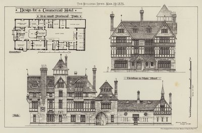 Diseño para un hotel comercial en una pequeña ciudad provincial de English School